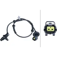 Hella Sensor Raddrehzahl Vorderachse rechts 2-polig für GENERAL MOTORS