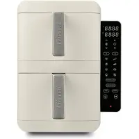 Girmi Doppel-Heißluftfritteuse FG41 Ecofrit Dual, 9 l, 2 Zonen
