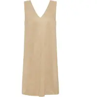 Ichi Midikleid "Damen Kleid IHFINO", Damen, Gr. XS, N-Gr, blau (travertine), Obermaterial: 97% Polyester PES. 3% Elasthan EL., Kleider Midikleid