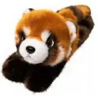 Lean Toys Roter Panda Plüsch-Schlüsselanhänger, 13 cm