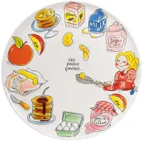 Blond Amsterdam Teller Gemütliche Tage - Der perfekte Pfannkuchen in Bunt - 31cm | Gr.: onesize