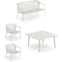 Emu Darwin Gartenlounge-Set 4-teilig weiß