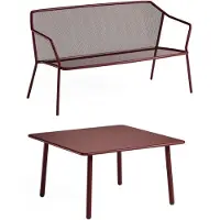 Emu Darwin Gartenlounge-Set 2-teilig rot
