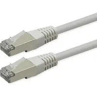 Roline Patchkabel Cat.6 (Class E), PoE, S/FTP (PiMF), weiß, 7 m