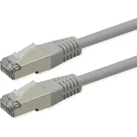 Roline Patchkabel Cat.6 (Class E), PoE, S/FTP (PiMF), grau, 20 m