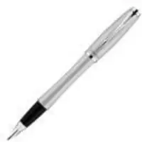 Parker Füllhalter Urban Fast M, mit Edelstahlfeder, Hellgrau / Silber