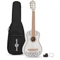 Gear4Music Junior-Konzertgitarre „Day of the Dead“ von – Paket