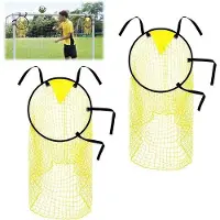 OEM Fußballtore Set 2 Stück - Fußballnetz - Tor Netz für Genauigkeits Training - Torboxen - Schießgenauigkeits Training - Übungsmaterial für Fußballtrainer