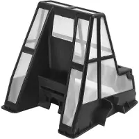 VHBW Filterkorb kompatibel mit Zodiac Tornax OT2100, OT3200, RT2100, OT3300 Poolsauger, Poolroboter - 22,4 x 21,2 x 18 cm