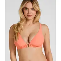 Hunkemoller Triangle Bikini Top Luxe Orange