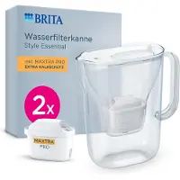 Brita Wasserfilter Kanne Style Essential weiß inkl. 2x MAXTRA PRO