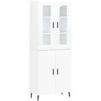 Helloshop26 - Buffet Sideboard Kommode Schrank Aufbewahrungseinheit Organizer Küche Wohnzimmer Lounge hoch 69,5 x 34 x 180 cm 02_0032697