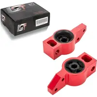 LST 2x Lagerung Querlenker Gummilager VL VR rot für VW BEETLE EOS TOURAN JETTA CADDY