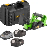Procraft PE20BLbb Akku Hobel 20 V 82 mm Brushless + 2x Akku 4,0 Ah + Ladegerät + Koffer