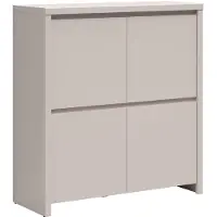 Petits-meubles Buffet Soren mit 4 Türen, Kaschmir, 105cm