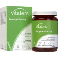 Vitaler's Vitaler’s Bergamotte 600 mg – 60 Kapseln, 2 Monate Versorgung, Vegan, Ohne Konservierungsstoffe, Reine Zusammensetzung