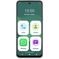 SPC ZEUS 2 ELITE – Smartphone Senior 6,7” mit 128GB | Triple-Kamera 50MP, NFC, Schnellladen, Easy-Mode & Fernortung – Silber