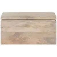 MASSIVMOEBEL24.DE Truhe Mango 80x40x40 weiß lackiert TORONTO #316