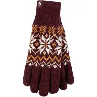 Heat Holder - Ladies Soft Thermal Gloves - Wein
