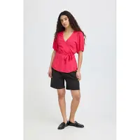 Ichi Kurzarm-Bluse IHTAMIA Kurzarm-Bluse Regular fit