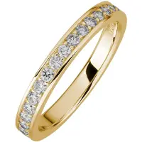 Lyomi Ring 585/- Gelbgold 17 synth. Diam. 0,43ct.