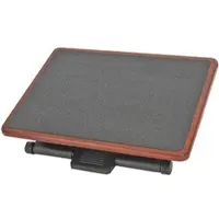 Décoshop26 - Ergonomisch verstellbare Fußstütze für mehr Komfort 12 x 46 x 32,5 cm schwarzes MDF 04_0011403 04_0011403