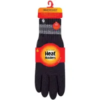 Heat Holder Herren Winter Warm Weiche Fleecegefütterte Thermohandschuhe