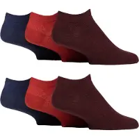 IOMI 6er-Pack Herren Diabetiker Trainingssocken | Gepolsterte Fußweite Knöchelsocken