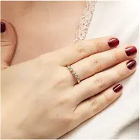 Diamonds by Ellen K. Ring Gold 585 zweifarbig mit 5x Brillant zus. 0,05ct.