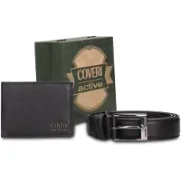 ENRICO COVERI Geldbörsen- und Gürtel-Set Men