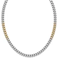 Zeeme Stainless Steel Kette Edelstahl 2-farbig