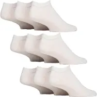 Gentle Grip 9er-Pack Herren Diabetiker Sneakersocken, Socken für geschwollene Füße mit weitem Knöchel