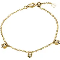 Lyomi Armband 585/- Gelbgold 3 synth. Diam. 0,15 ct.