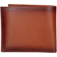 Momo Design Herren Geldbörse, echtes Leder, kompakt, 11,5 x 9 cm