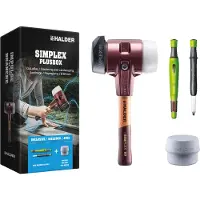 HALDER SIMPLEX Plusbox GaLaBau Ø 80 mm Superplastik / Gummi / TPE-mid + Pica Big Dry Marker