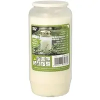 Papstar Öl-Licht T6, 100 % Pflanzenfett, Ø 7 cm, weiß, transparent | Packung (1 Stück)