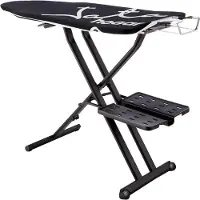Jata XL OPTIMA PRO, Bügelbrett in Originalgröße, Baumwolle, Schwarz, 1370 x 450 mm, 93 cm, 1140 x 460 x 130 mm