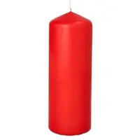 Papstar Stumpenkerze Ø 60 mm, 165 mm rot 10 Stück