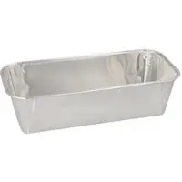 Papstar Starpak 5 Kastenformen, Alu eckig 1,09 l 6 cm x 10,2 cm x 23 cm | Schrumpffolie (5 Stück)
