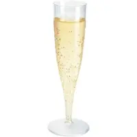 Duni GmbH Champagnerglas 135 ml - Transparent in Geschenkbox verpackt | Packung (10 Stück)