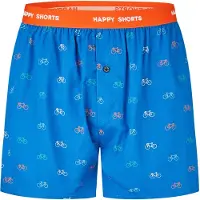 Happy Shorts Herren Webboxershorts - American Style, Baumwolle, gemustert