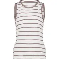 Cartoon Tanktop "Basic-Top mit Rundhalsausschnitt", Damen, Gr. 46, beige (cream, beige), Obermaterial: 95% Baumwolle CO. 5% Elasthan EL., Tops Tanktop