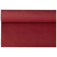 Papstar Papiertischtuch mit Damastprägung 8 m x 1,2 m Dunkelgrün