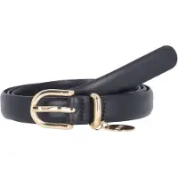 JOOP! JOOP Ledergürtel mit Dornschließe und Logo-Anhänger, Breite 2cm