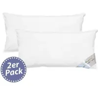 BETTWARENSHOP Doppelpack Federkissen Comfort 100% Federn 40x80 cm