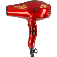Parlux 385 Powerlight, 79 m³/h, Rot, Einfarbig, Hängeschlaufe, 3,3 m, 2150 W