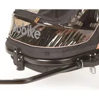 Bobike Bumper Kinderfahrradanhänger für den Transport von ein oder zwei Kindern