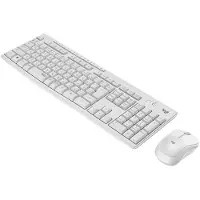 Logitech MK295 Silent - Tastatur-und-Maus-Set - kabellos - 2.4 GHz - Spanisch - Off White