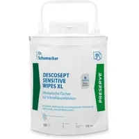 Dr. Schumacher GmbH Descosept Sensitive Wipes XL - Einweg Tuchspender | Spender (120 Tücher)