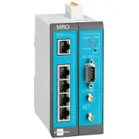 Insys Microelectronics MoRoS icom MRO-L210, LTE-Router, Ethernet-WAN, 10 Gigabit Ethernet, 100 Gigabit Ethernet, Blau, Grau, Weiß